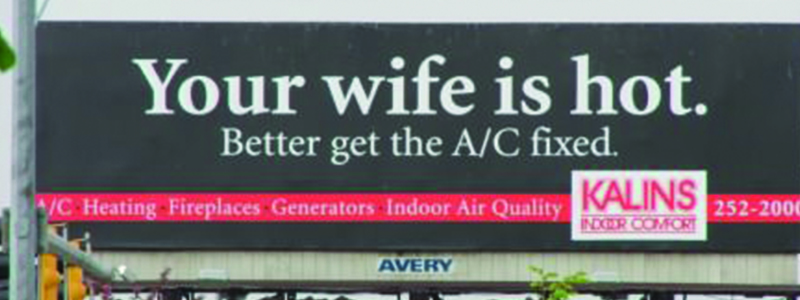 Hot Wife Funny Billboard